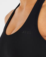 Staple Halterneck Crop Top - Noir