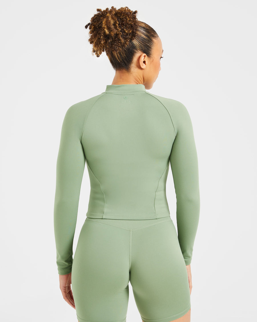 Staple Zip Jacket - Olive Vert