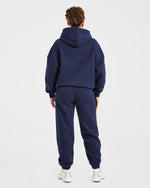 Varsity 2.0 Oversized Joggers - Navy
