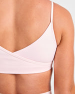 Sculpt Wrap Sports Bra - Iced Rose