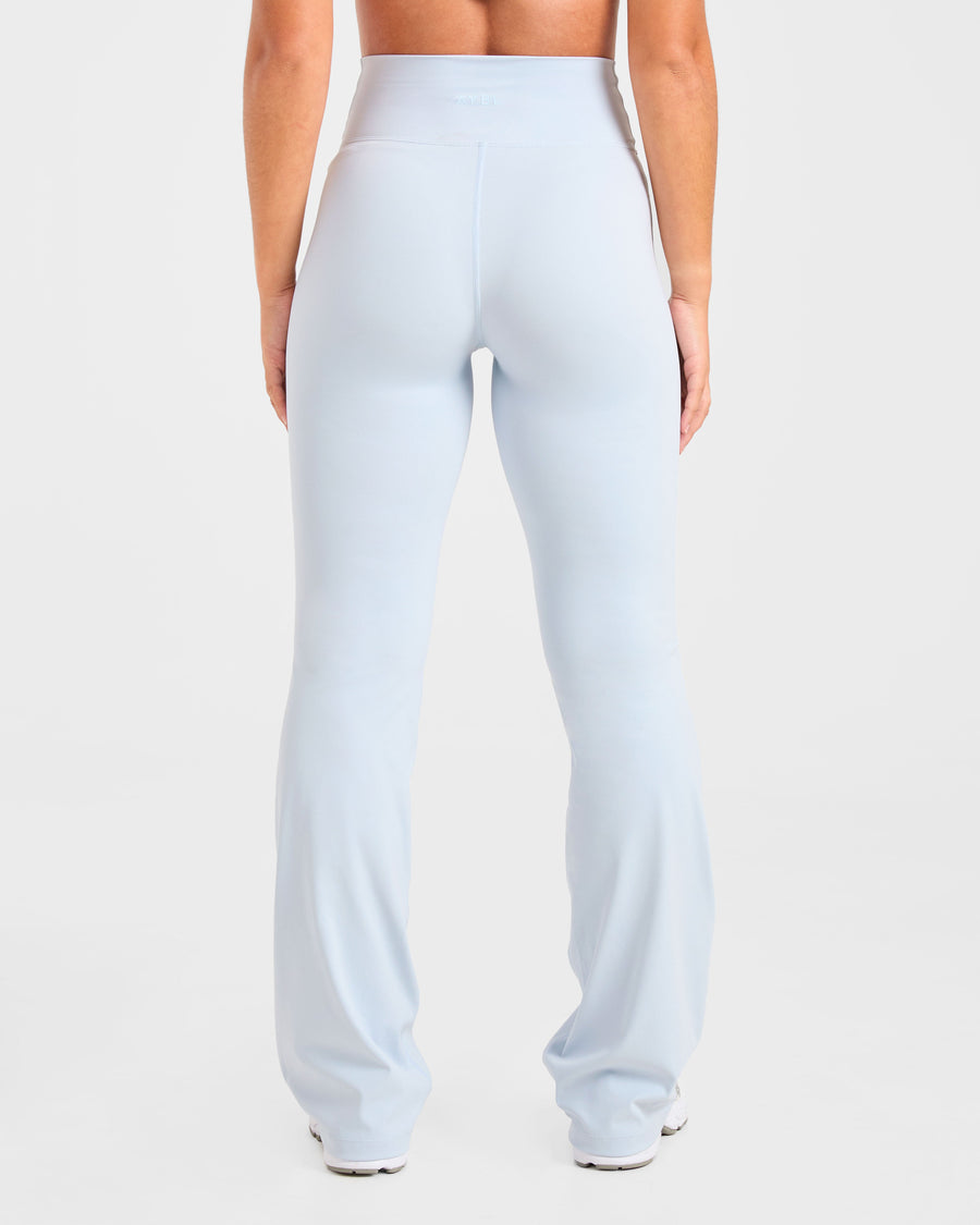 Sculpt Wrap Flared Leggings - Iced Bleu