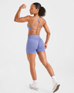 Adapt Seamless Shorts | 4.5" - Iris Bleu