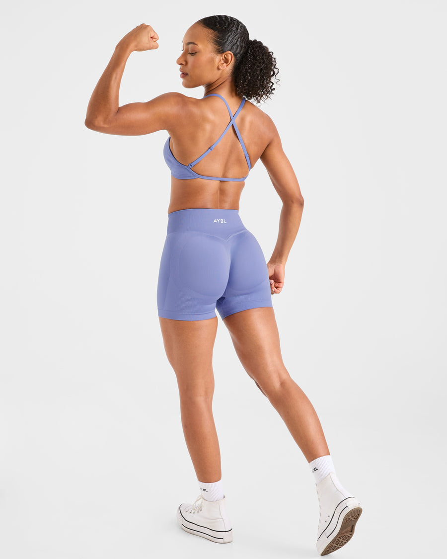 Adapt Seamless Shorts | 4.5" - Iris Bleu