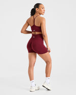 Empower Seamless Sports Bra - Rouge Wine