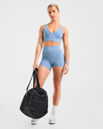 Staple Sports Bra - Slate Bleu