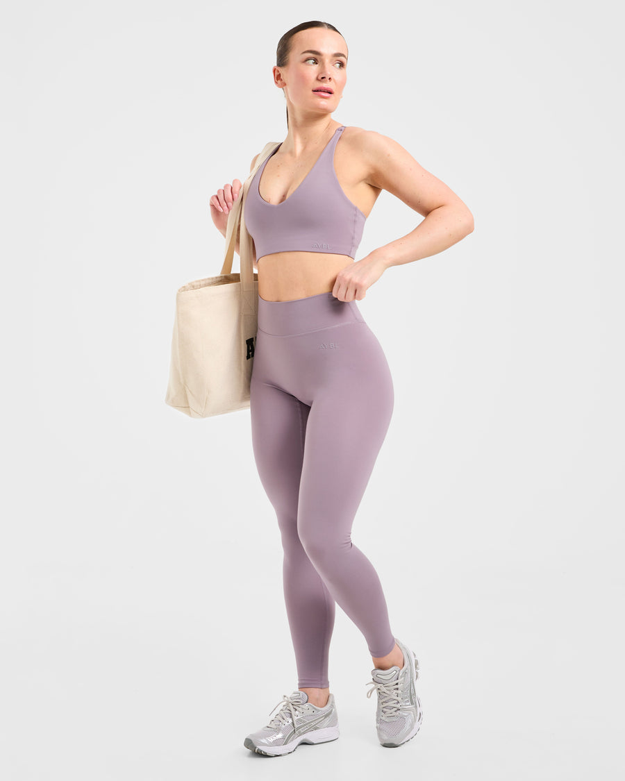 Staple Sports Bra - Mauve Violet