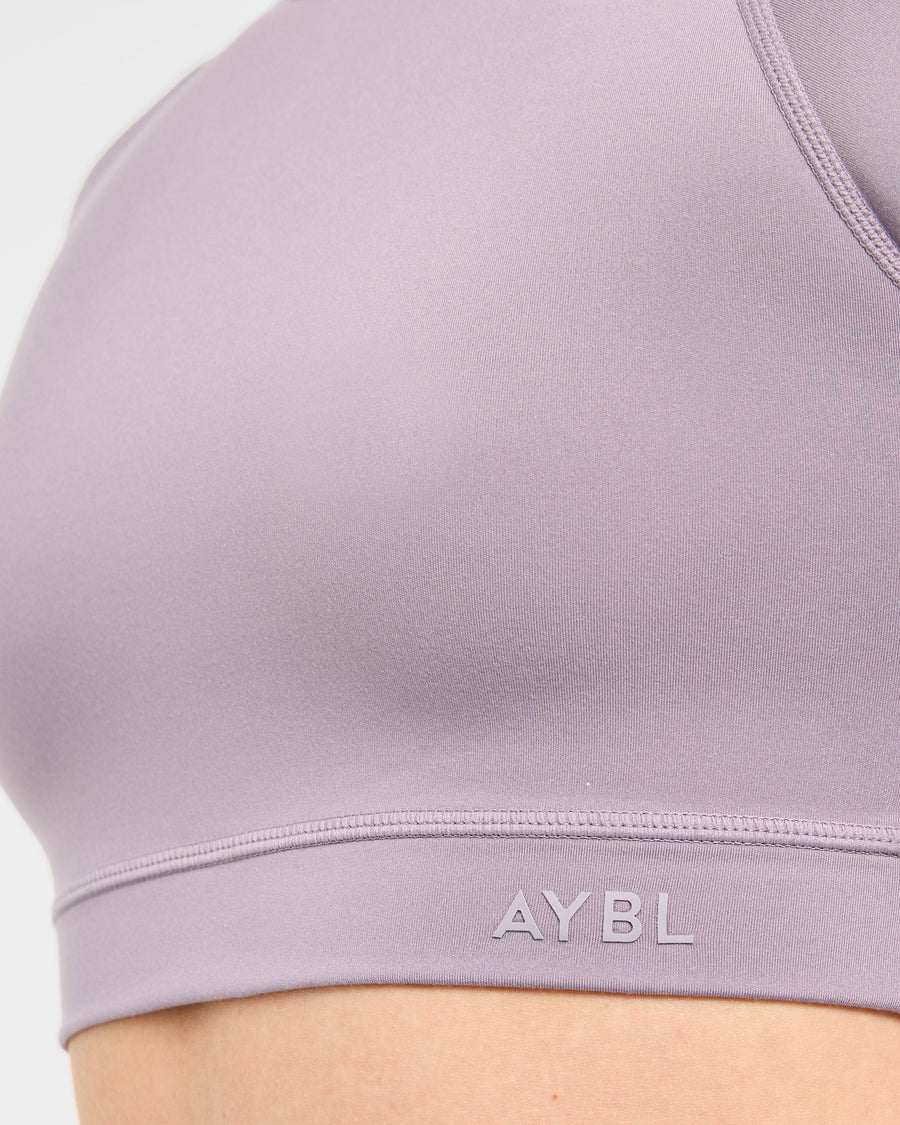Staple Crop Top - Mauve Violet