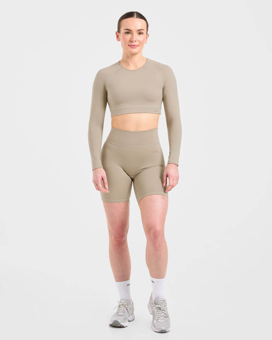 Staple Cycling Shorts - Muted Taupe