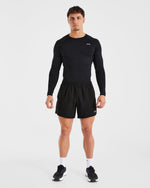 Compression Long Sleeve T Shirt - Noir