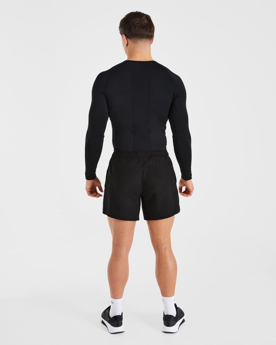 Compression Long Sleeve T Shirt - Noir