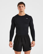 Compression Long Sleeve T Shirt - Noir