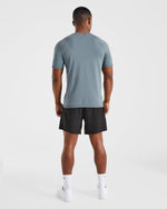 Ascend Seamless T Shirt - Slate Bleu