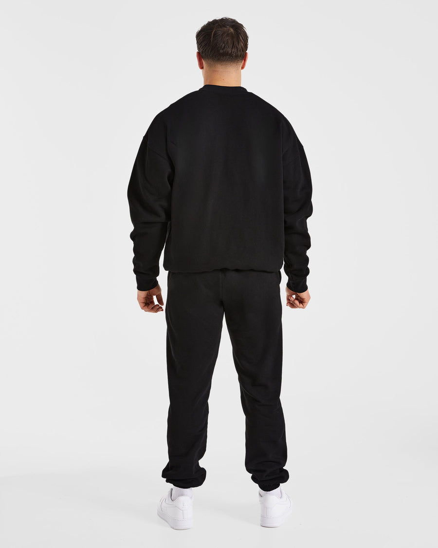 Essential Oversized Sweater - Noir