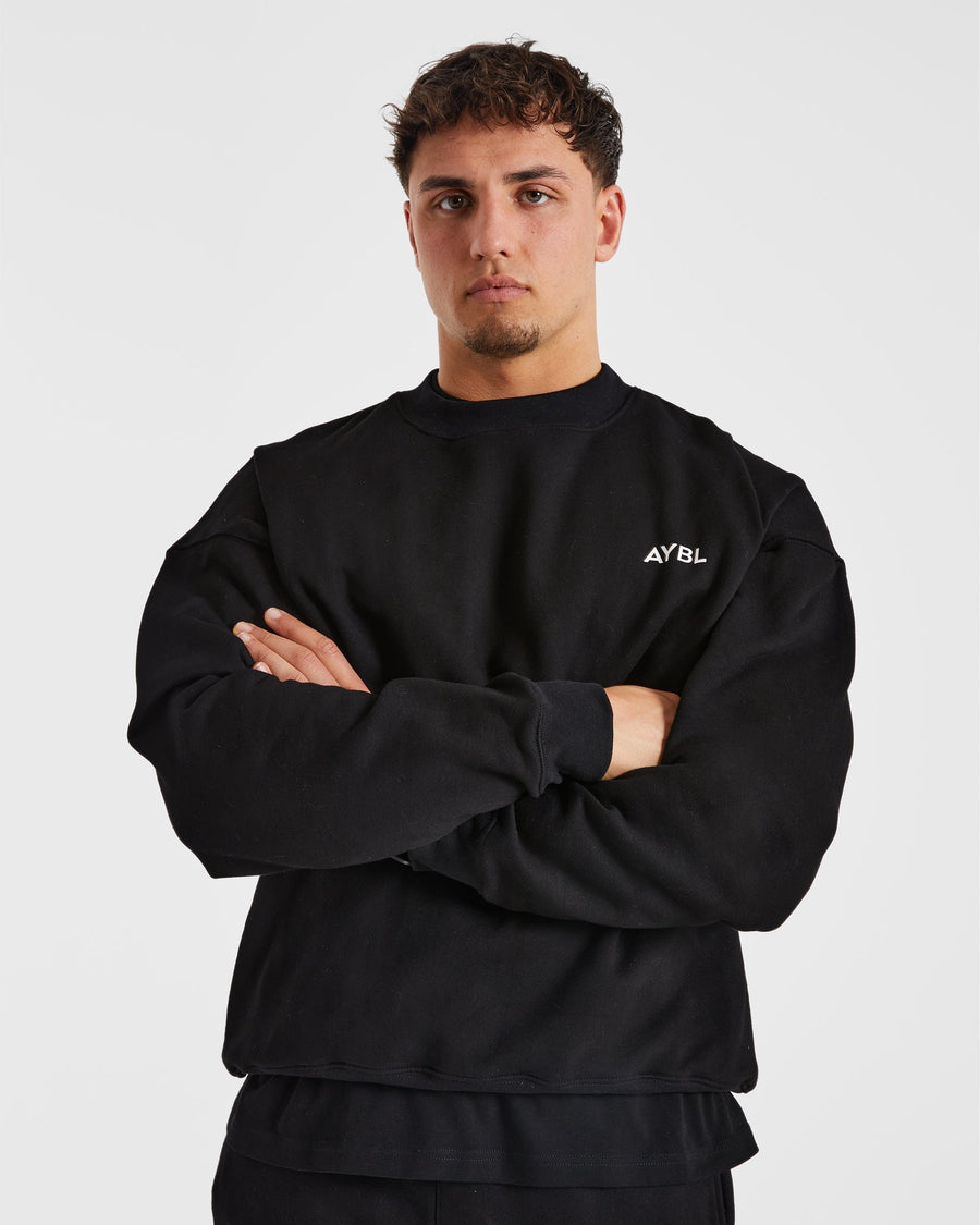 Essential Oversized Sweater - Noir