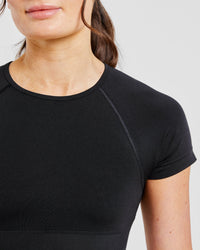 Adapt Seamless Crop Top - Noir