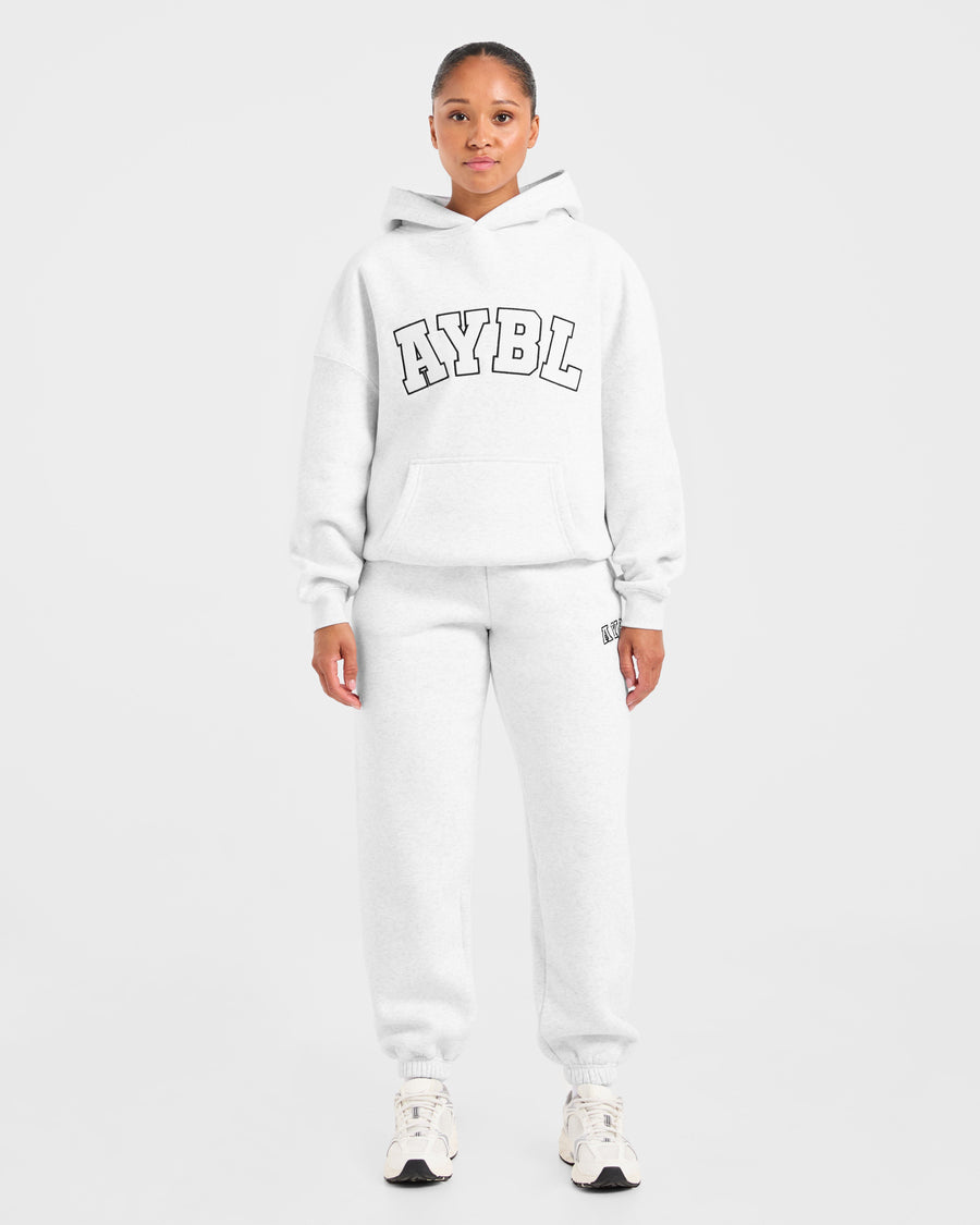 Varsity 2.0 Oversized Hoodie - Heather Gris