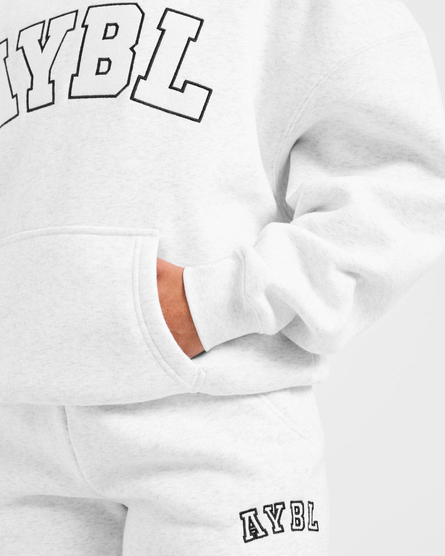Varsity 2.0 Oversized Hoodie - Heather Gris