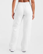 Varsity 2.0 Oversized Straight Leg Joggers - Heather Gris