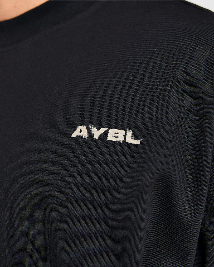 Blur Oversized T Shirt - Noir
