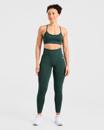 Empower Seamless Leggings - Dark Vert