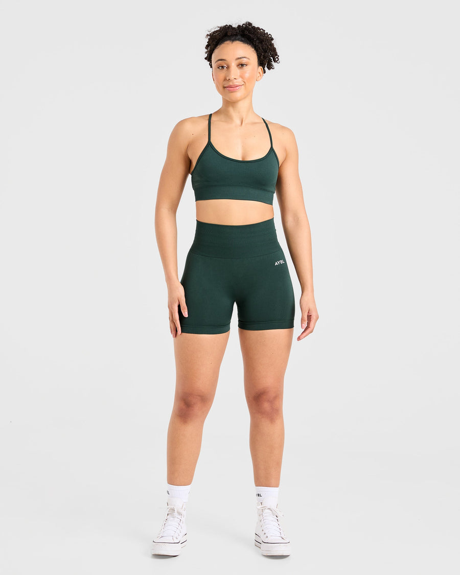 Empower Seamless Sports Bra - Dark Vert