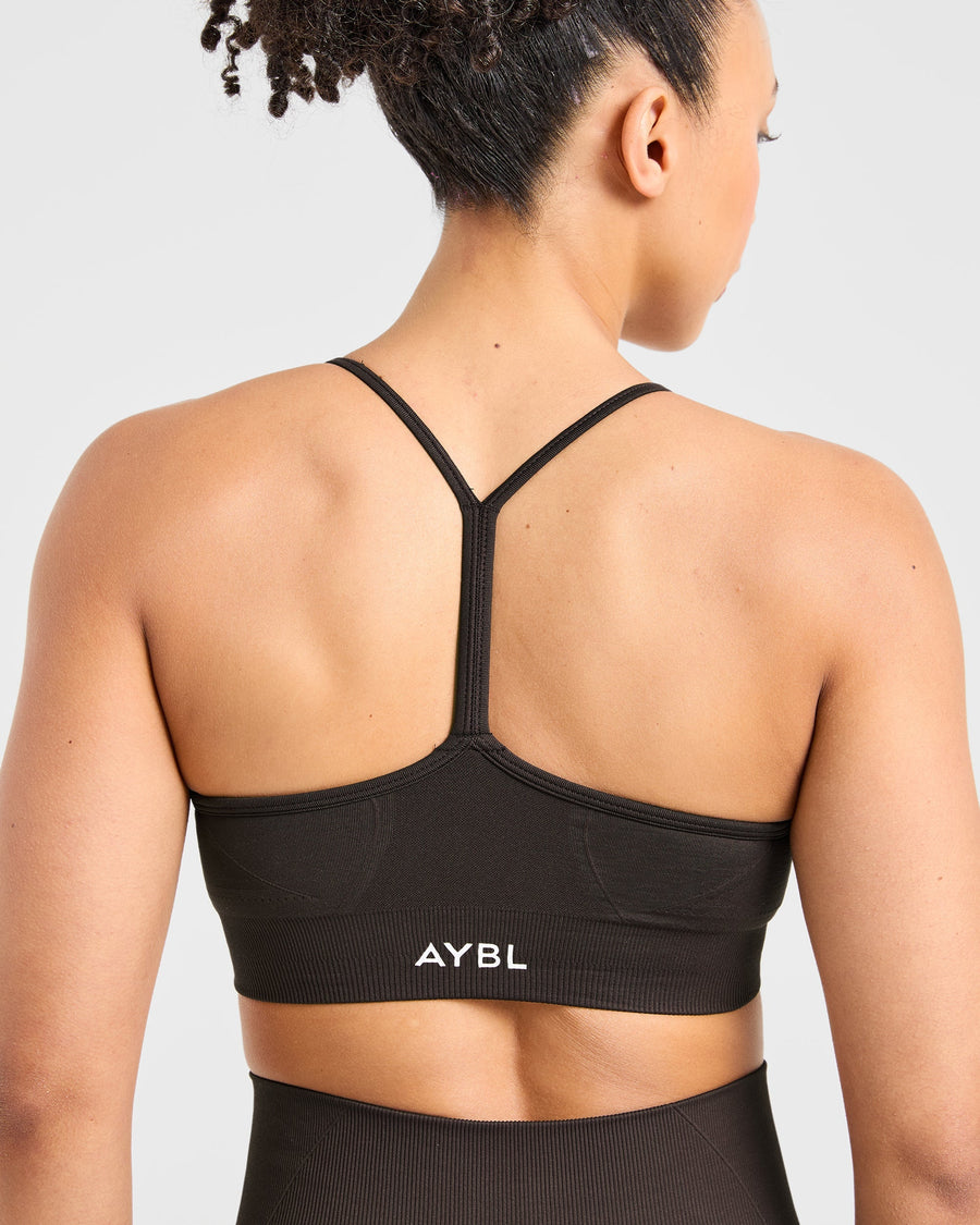 Empower Seamless Sports Bra - Cocoa Marron