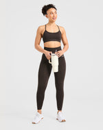 Empower Seamless Sports Bra - Cocoa Marron