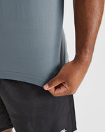 Ascend Seamless T Shirt - Slate Bleu