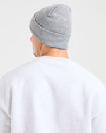 Embroidered Beanie - Gris Marl