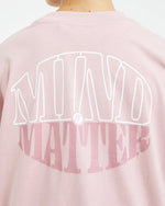 Mind Over Matter Oversized T Shirt - Rose