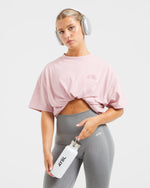 Mind Over Matter Oversized T Shirt - Rose