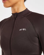 Balance V3 Seamless Zip Jacket - Dark Brun