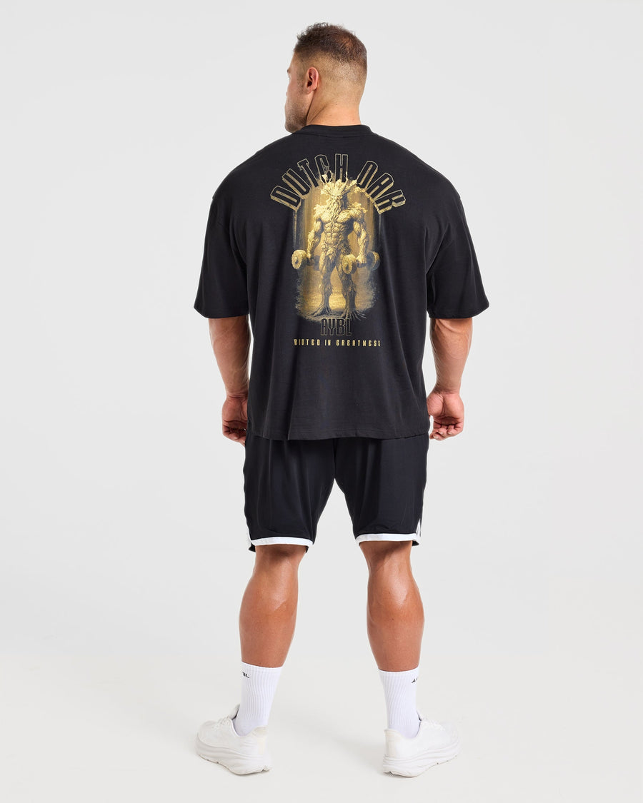 Wesley Vissers x Rooted in Greatness Oversized T Shirt - Noir