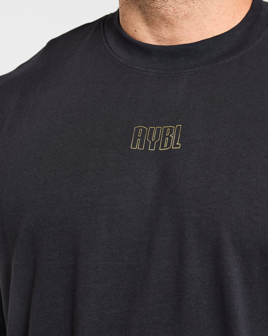Wesley Vissers x Rooted in Greatness Oversized T Shirt - Noir