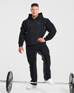 Wesley Vissers x Oversized Zip Up Hoodie - Noir