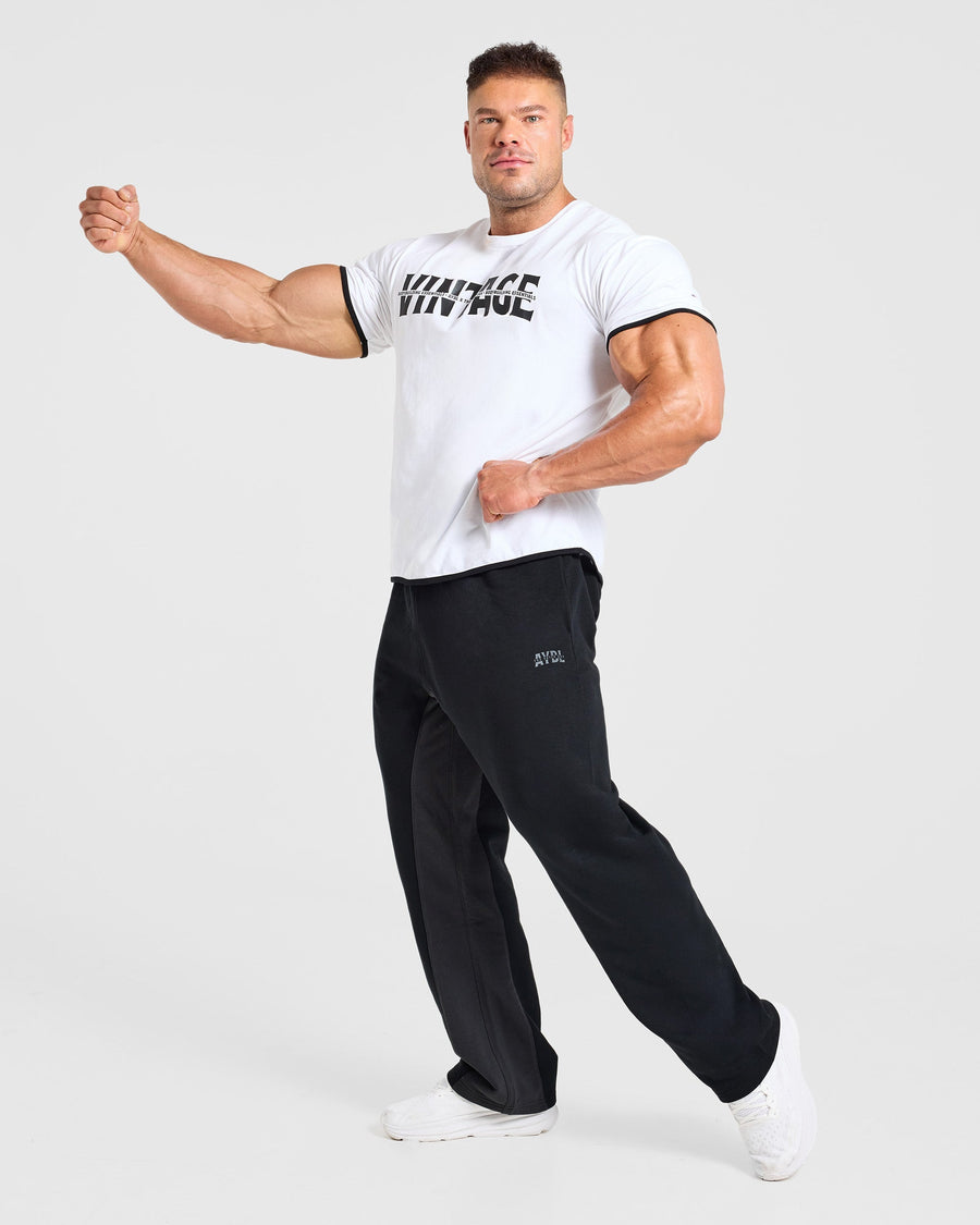 Wesley Vissers x Oversized Straight Leg Joggers - Noir