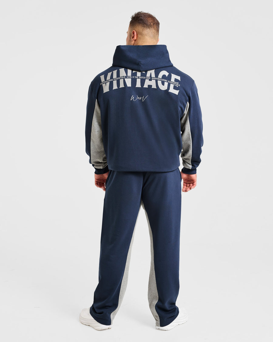 Wesley Vissers x Oversized Straight Leg Joggers - Navy