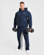Wesley Vissers x Oversized Straight Leg Joggers - Navy