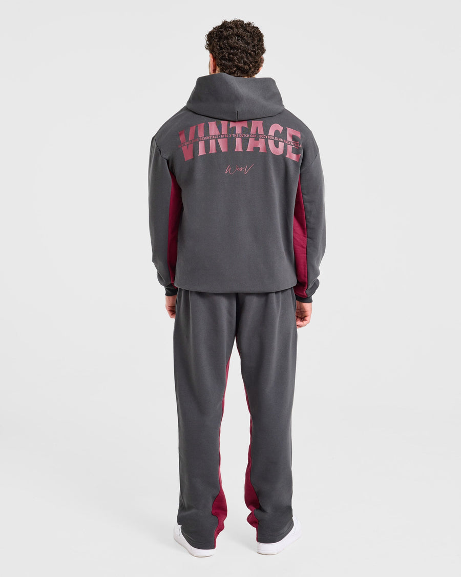 Wesley Vissers x Oversized Straight Leg Joggers - Charcoal