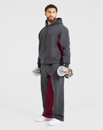 Wesley Vissers x Oversized Straight Leg Joggers - Charcoal