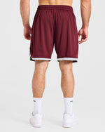 Wesley Vissers x Old School Contrast Shorts - Port Rouge