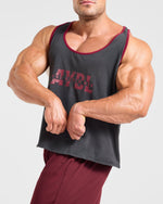 Wesley Vissers x Contrast Tank - Charcoal