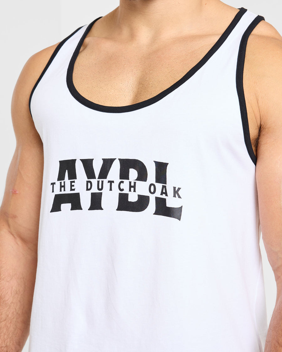 Wesley Vissers x Contrast Tank - Blanc