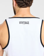 Wesley Vissers x Contrast Tank - Blanc