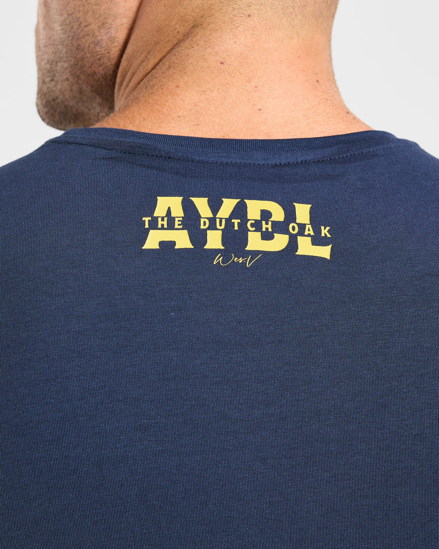 Wesley Vissers x Contrast T Shirt - Navy