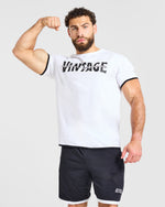Wesley Vissers x Contrast T Shirt - Blanc