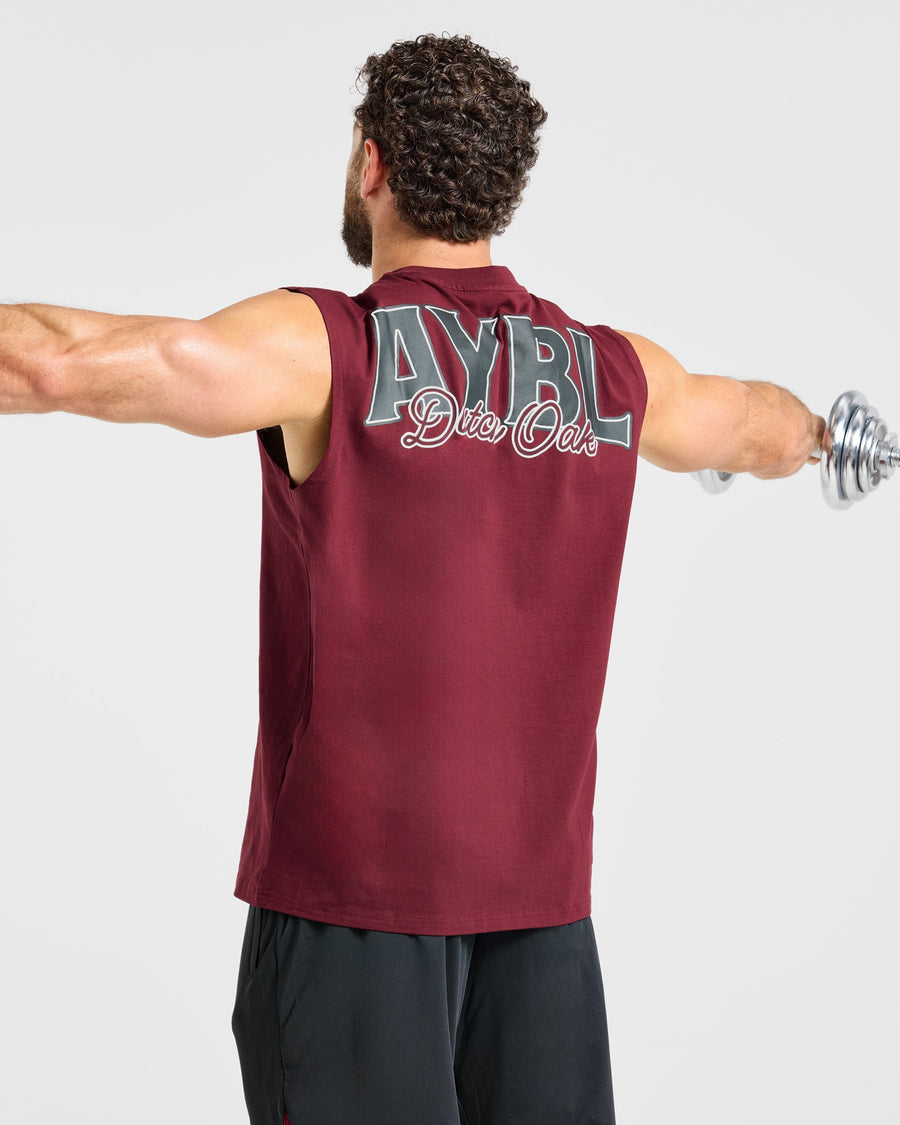 Wesley Vissers x AYBL Dutch Oak Oversized Tank - Port Rouge