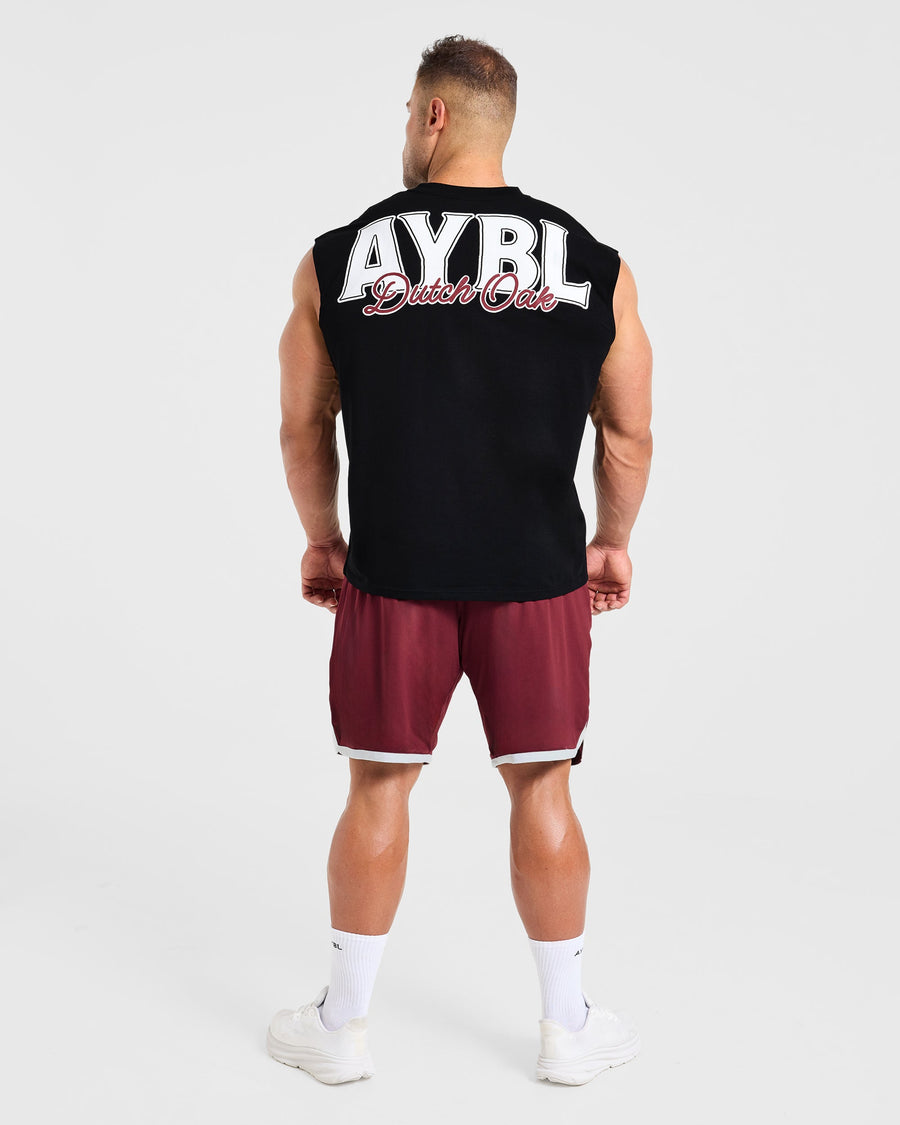 Wesley Vissers x AYBL Dutch Oak Oversized Tank - Noir