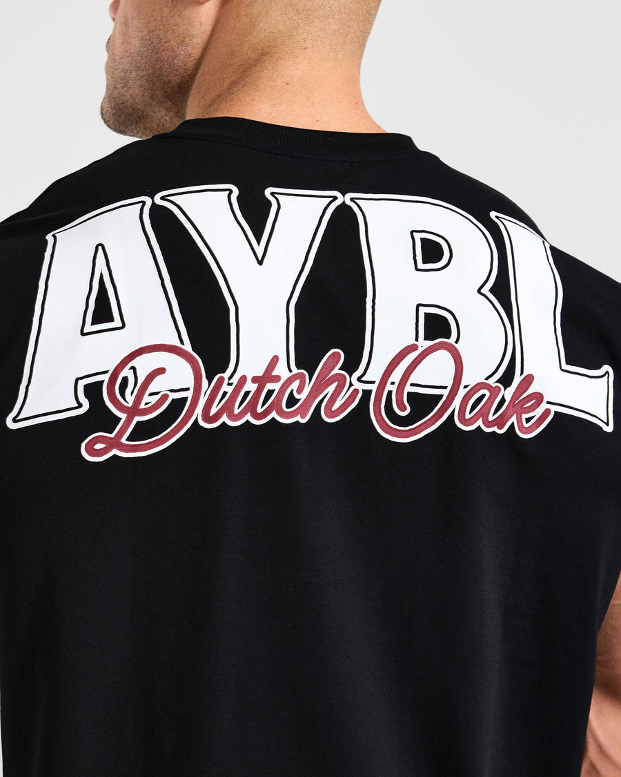 Wesley Vissers x AYBL Dutch Oak Oversized Tank - Noir