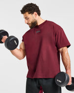 Wesley Vissers x AYBL Dutch Oak Oversized T Shirt - Port Rouge